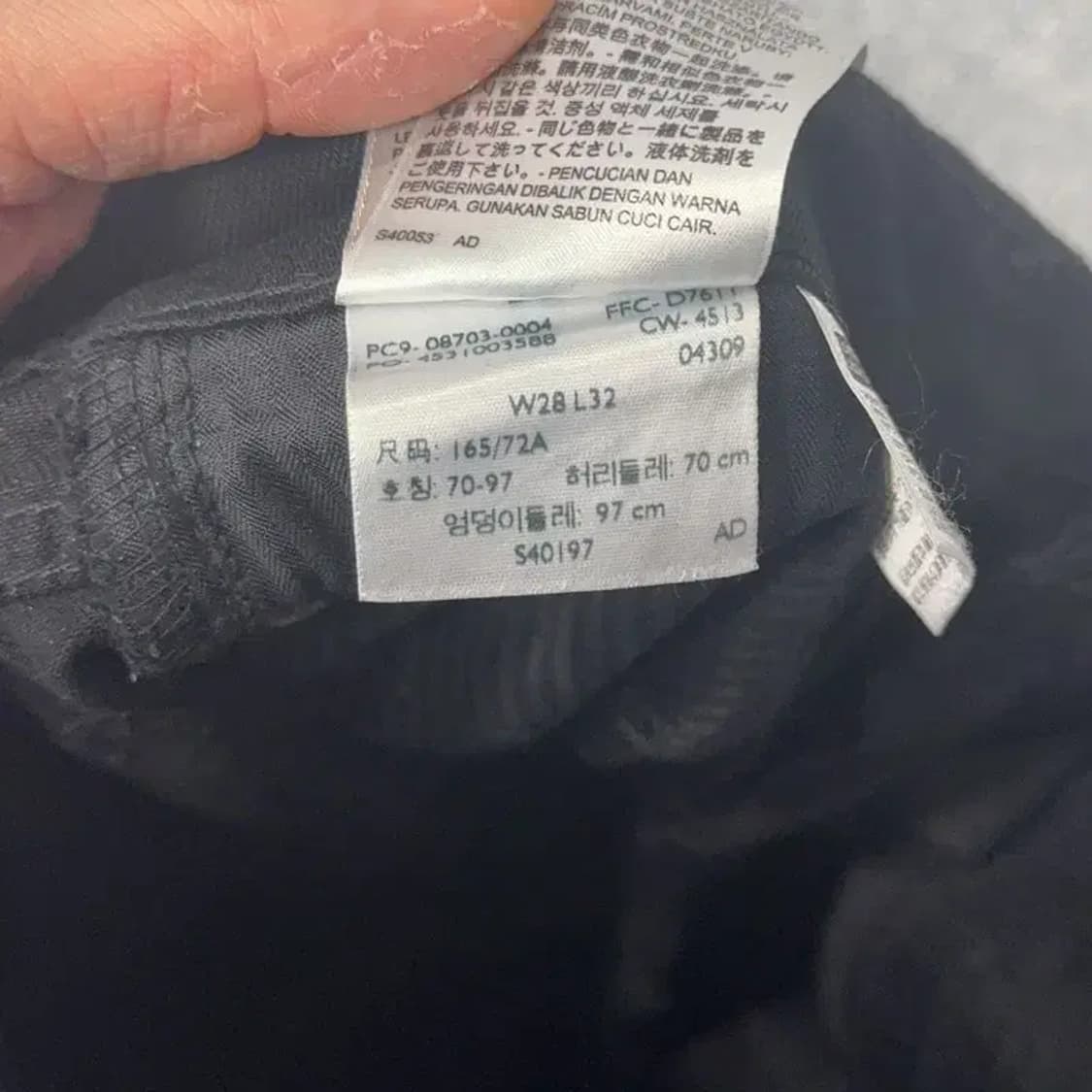 리바이스 여성 캐주얼 블랙 스키니진 28 상품이미지8