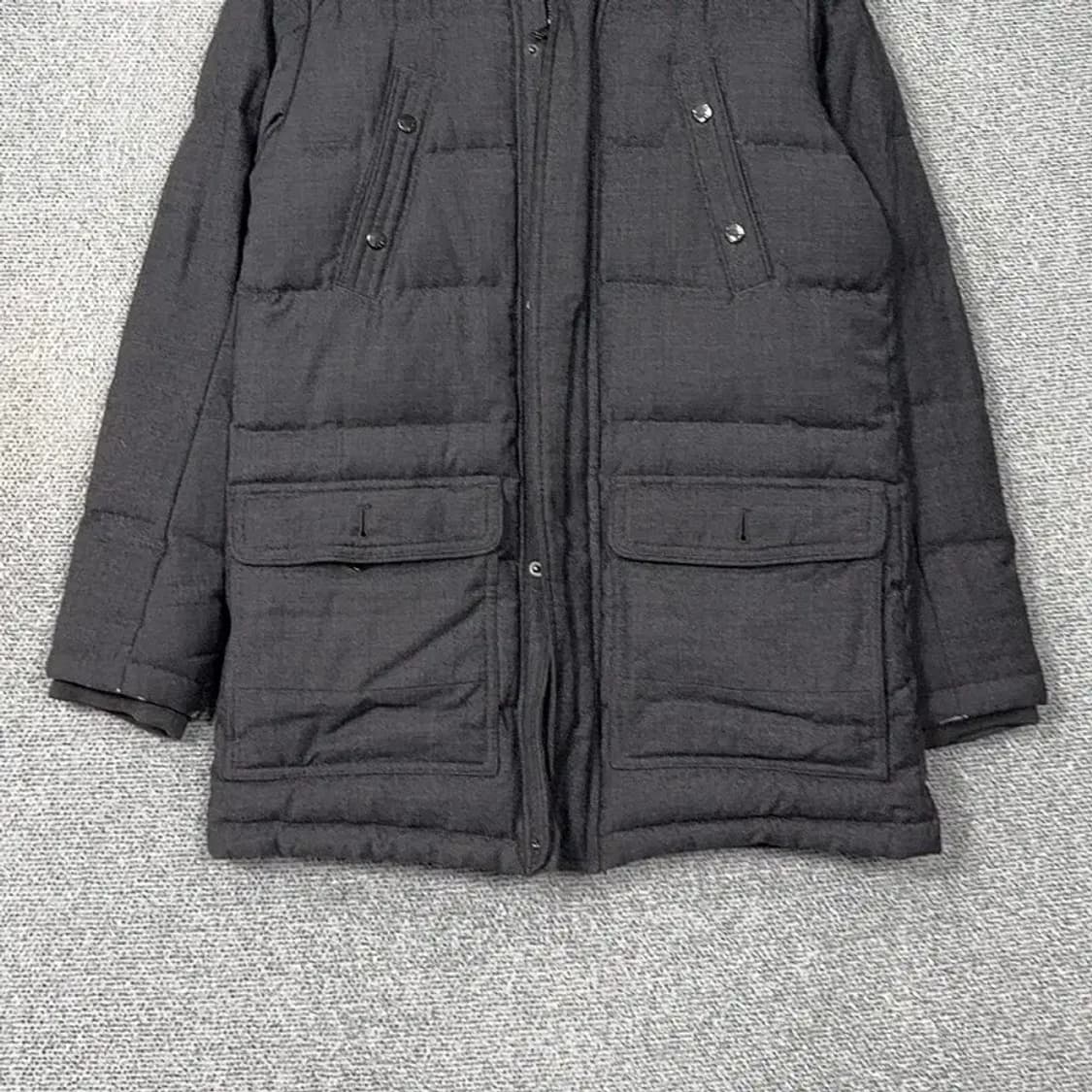 타미힐피거 그레이 캐주얼 포켓 롱패딩 점퍼 자켓 100-105 상품이미지4