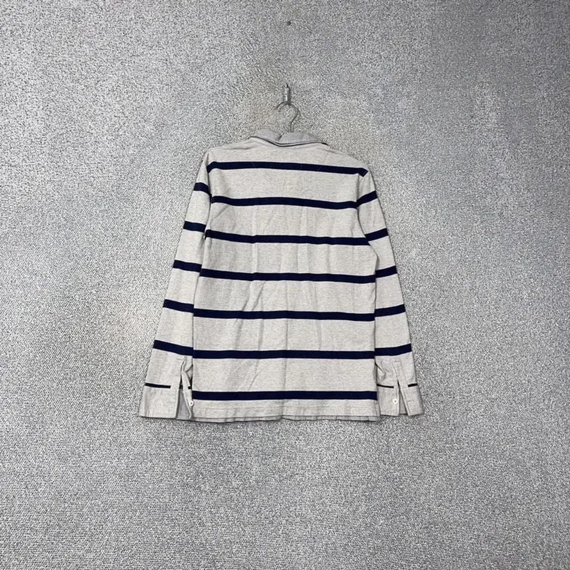 빈폴 스트라이프 라이트 그레이 카라티 100 상품이미지2