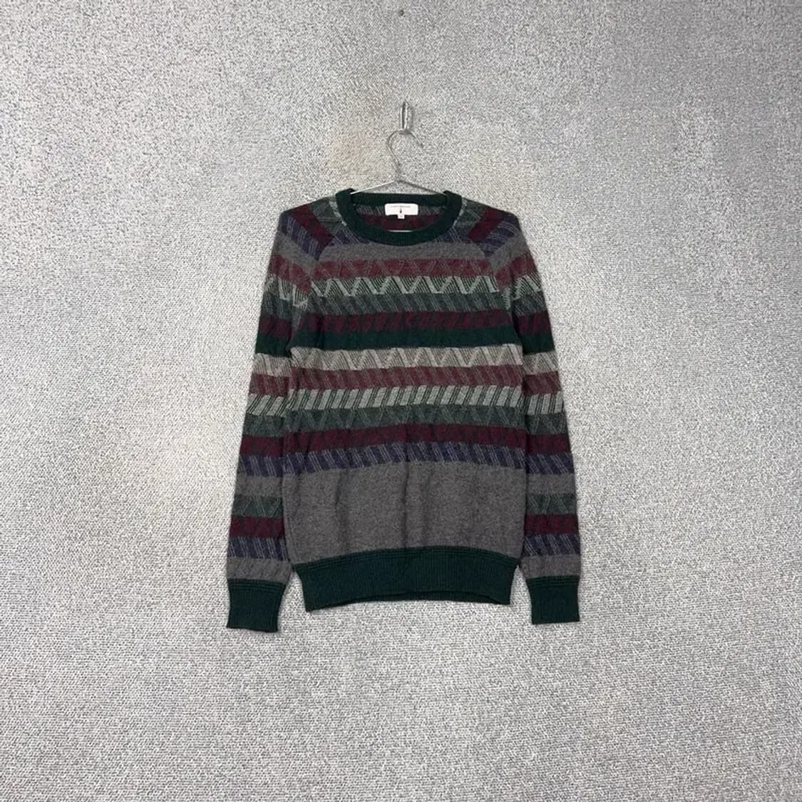 커스텀멜로우 빈티지 패턴 캐주얼 울 니트 95 상품이미지1