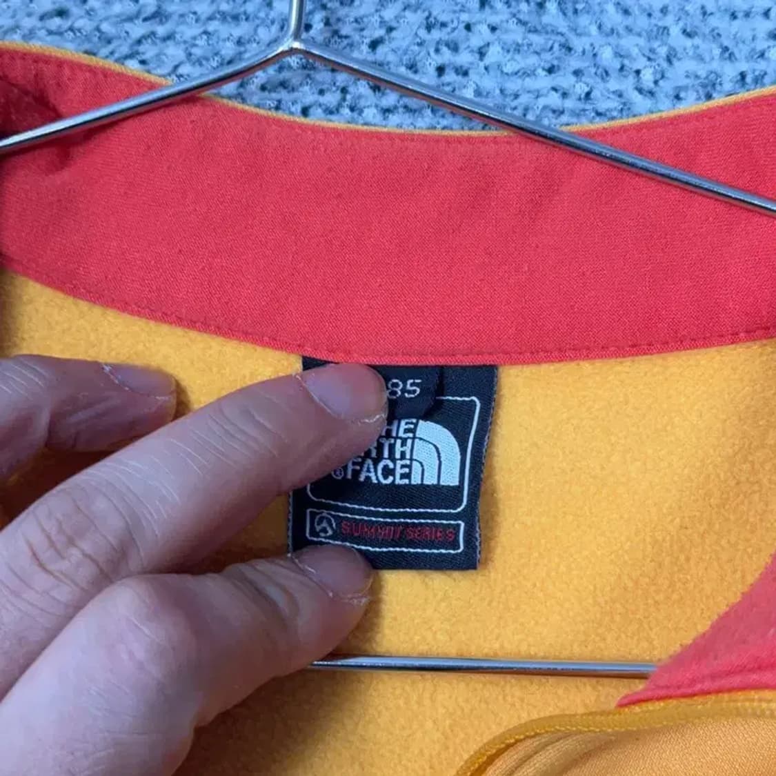 노스페이스 로고 멀티컬러 여성 등산 기능성 반집업 긴팔티 M 상품이미지3