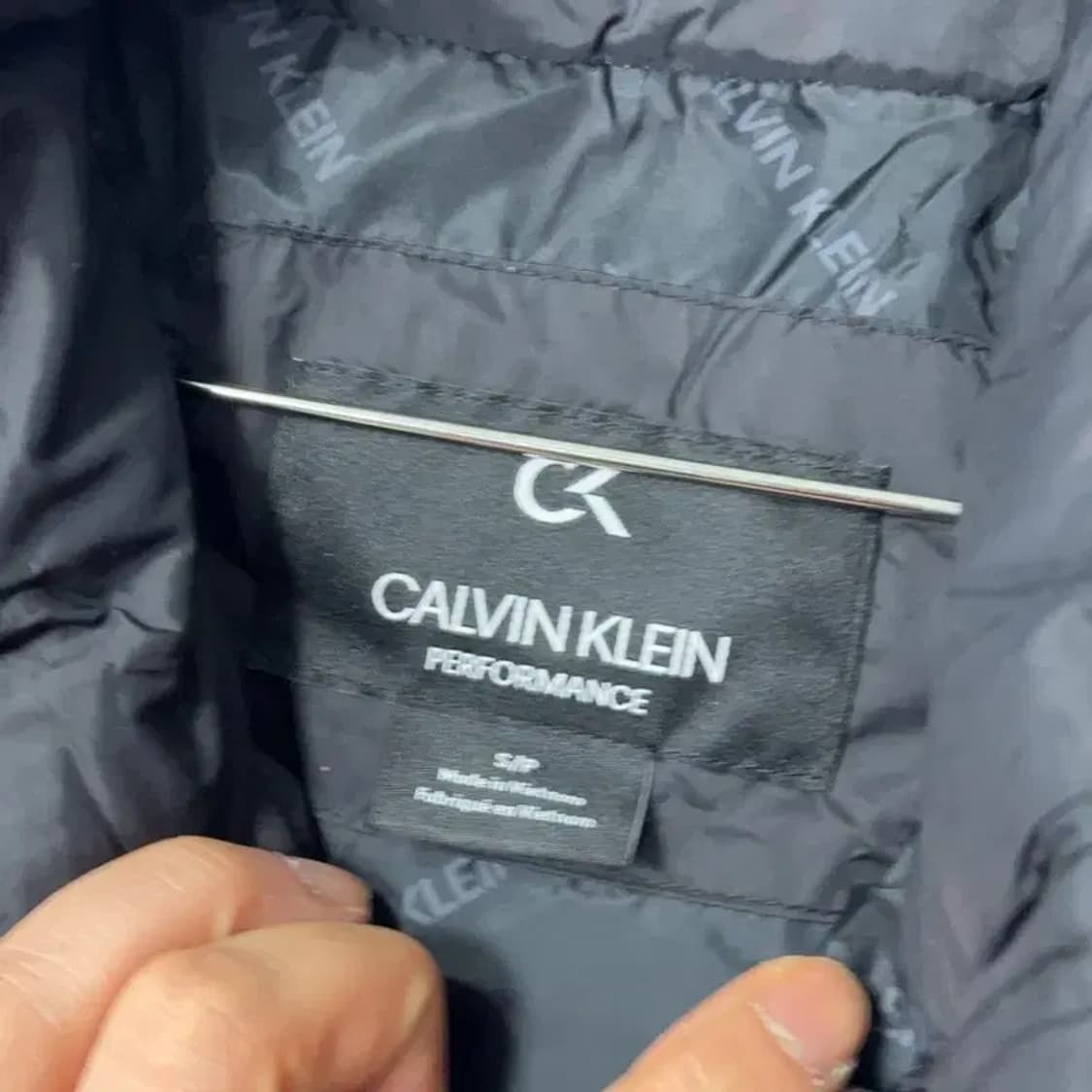 캘빈클라인 블랙 캐주얼 패딩 조끼 S/P 상품이미지6