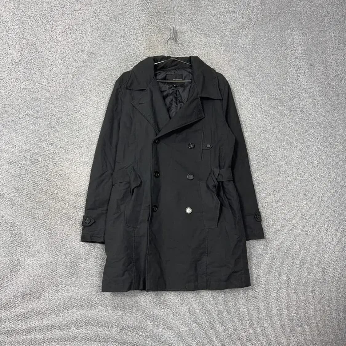 카이아크만 빈티지 블랙 트렌치 코트 XL 상품이미지1