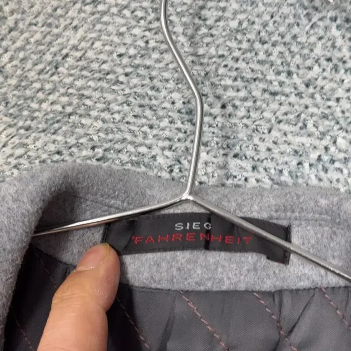 지이크 캐주얼 그레이 울 코트 95 상품이미지5