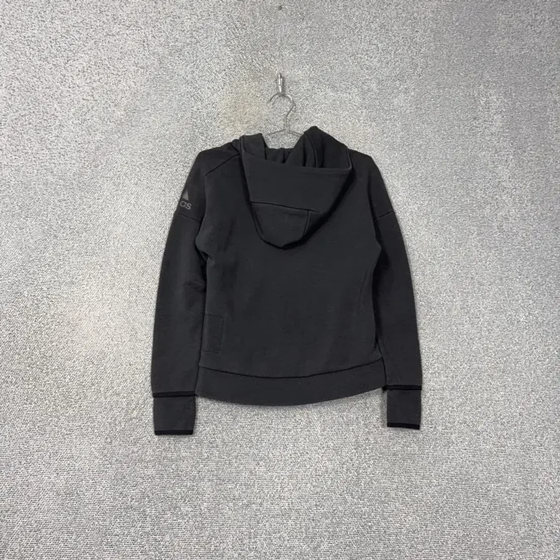 아디다스 여성 기능성 블랙 후드집업 S 상품이미지2