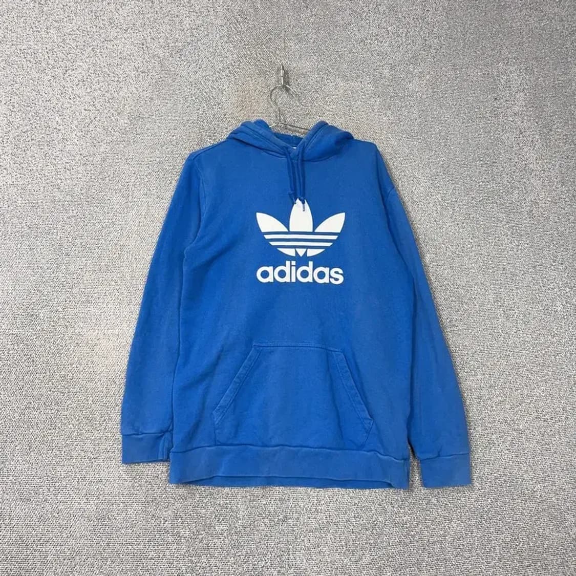 아디다스 빅로고 프린팅 블루 후드티 2XL 상품이미지1
