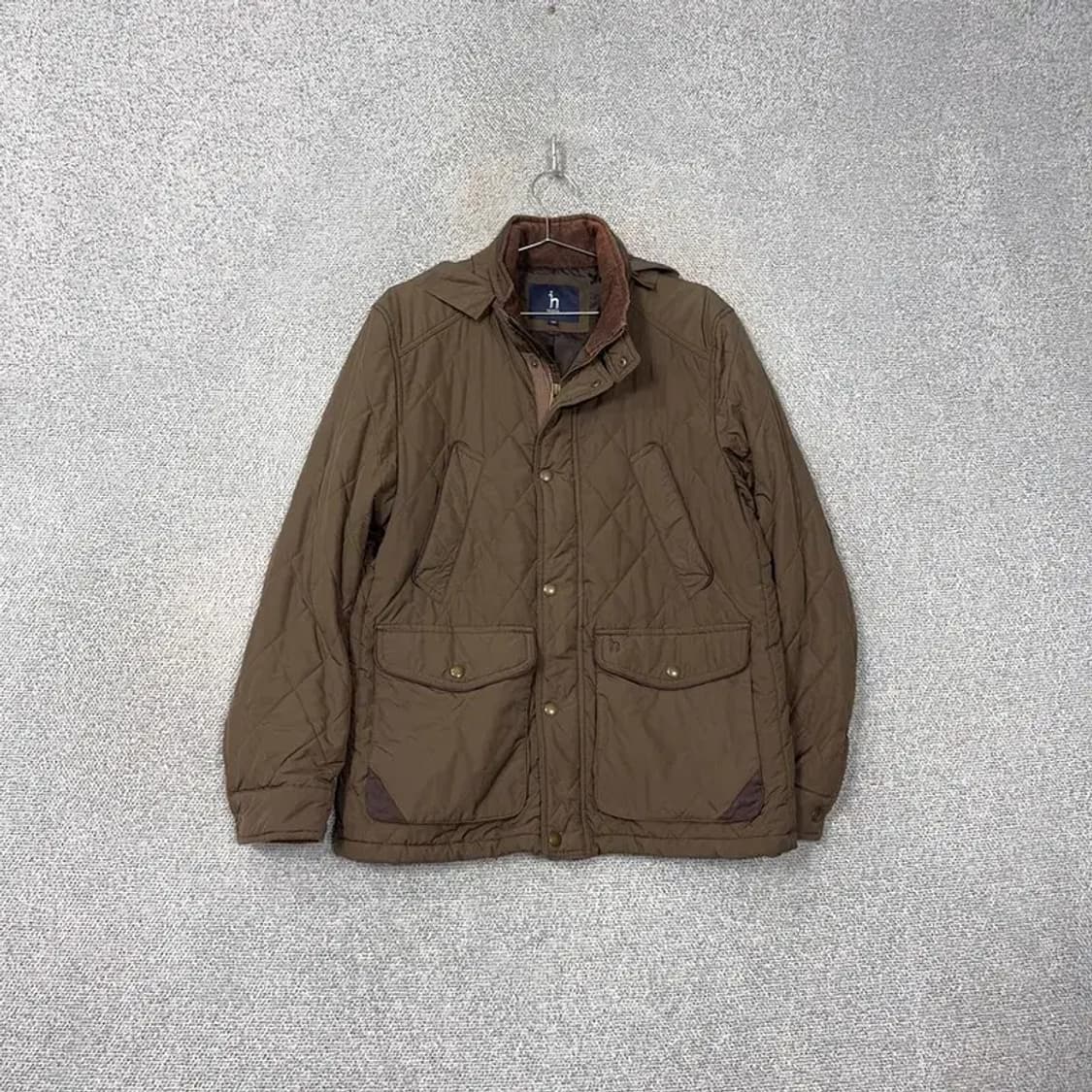 해지스 퀄팅 캐주얼 브라운 자켓 105 상품이미지1