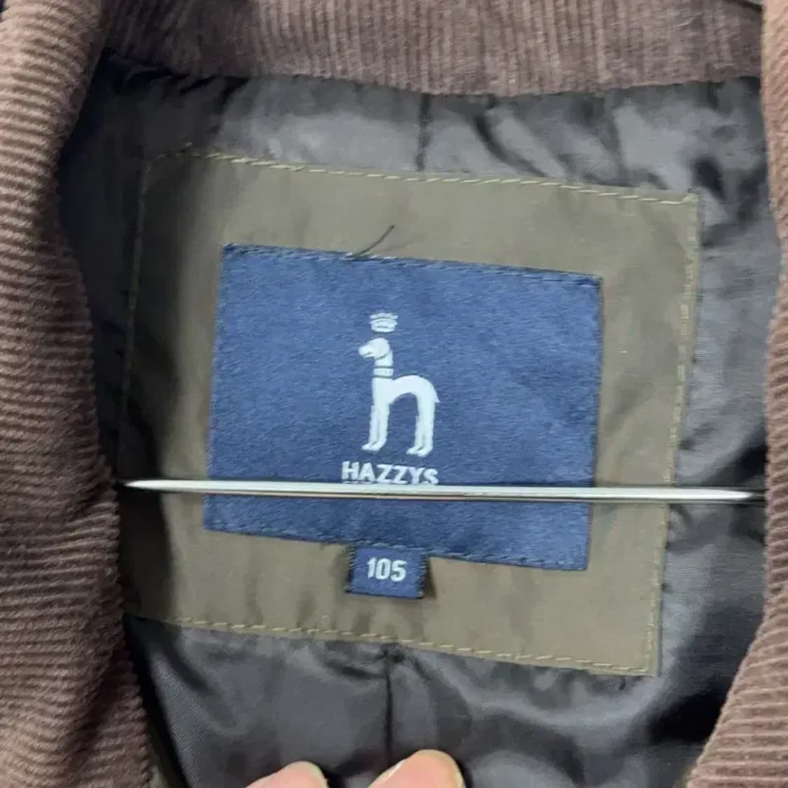 해지스 퀄팅 캐주얼 브라운 자켓 105 상품이미지3