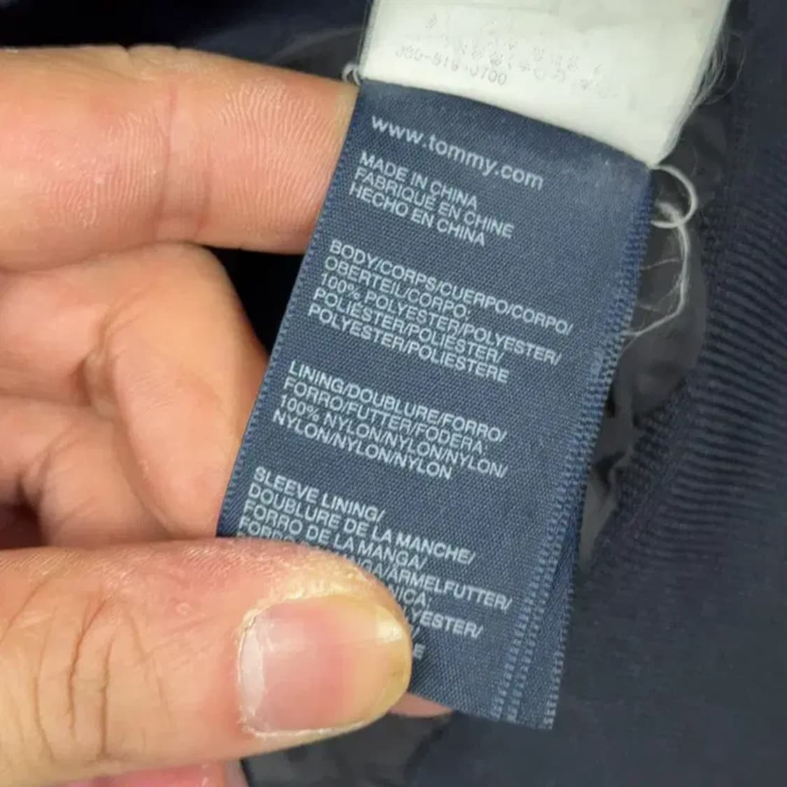 타미힐피거 퀄팅 캐주얼 네이비 패딩 자켓 S 상품이미지6