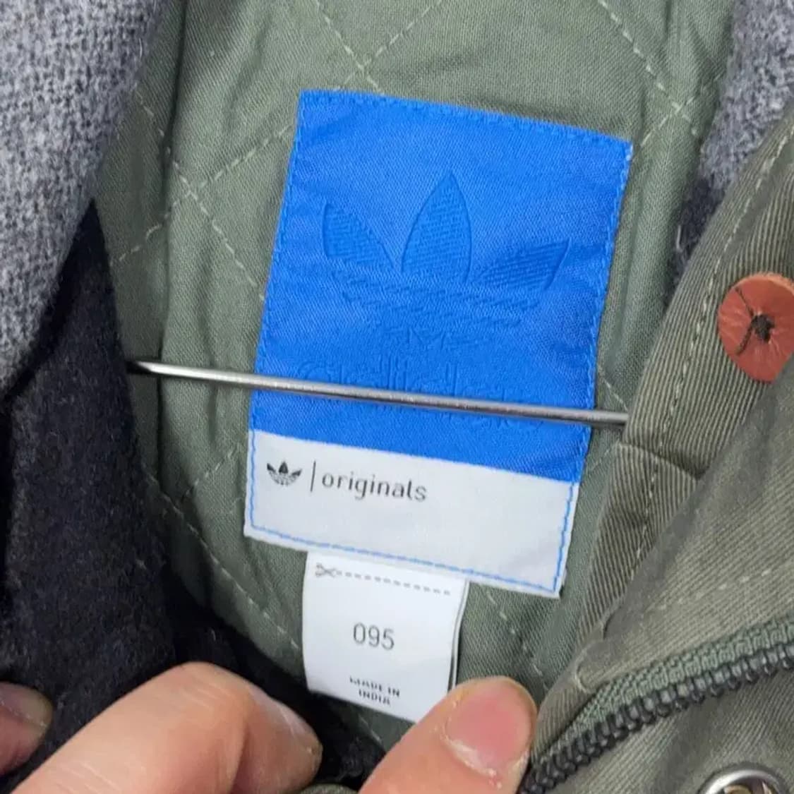 아디다스 피쉬테일 야상 카키 자켓 95 상품이미지6