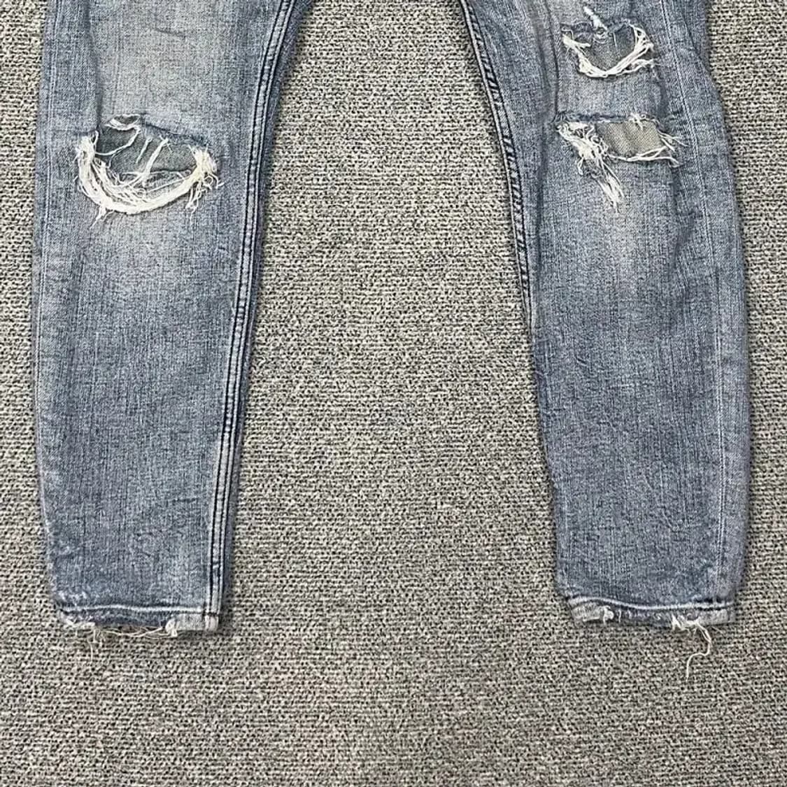 자라 디트로이드 연청 청바지 32 상품이미지4