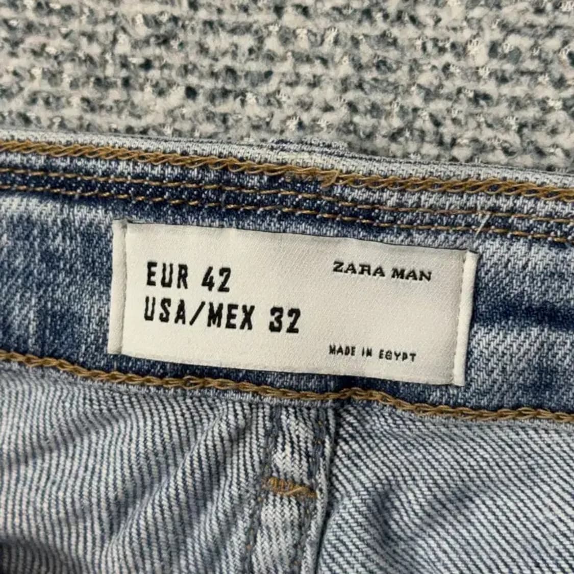 자라 디트로이드 연청 청바지 32 상품이미지5