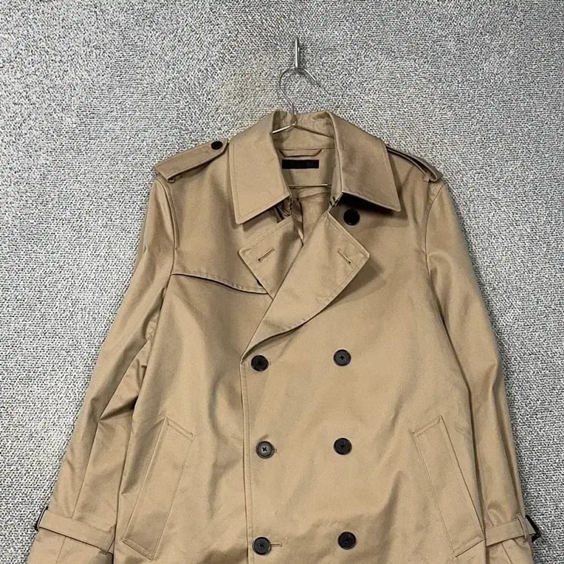 유니클로 캐주얼 여성 베이지 트렌치코트 상품이미지3