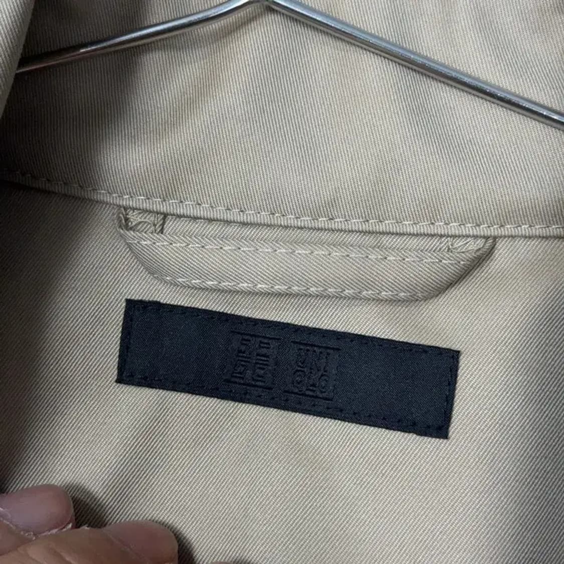 유니클로 캐주얼 여성 베이지 트렌치코트 상품이미지5