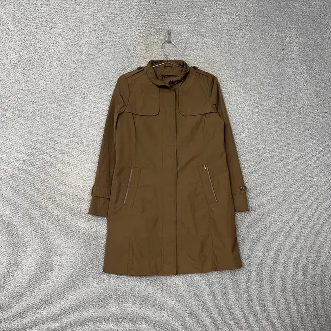 해지스 브라운 빈티지 여성 클래식 트렌치코트 85-160 상품이미지1