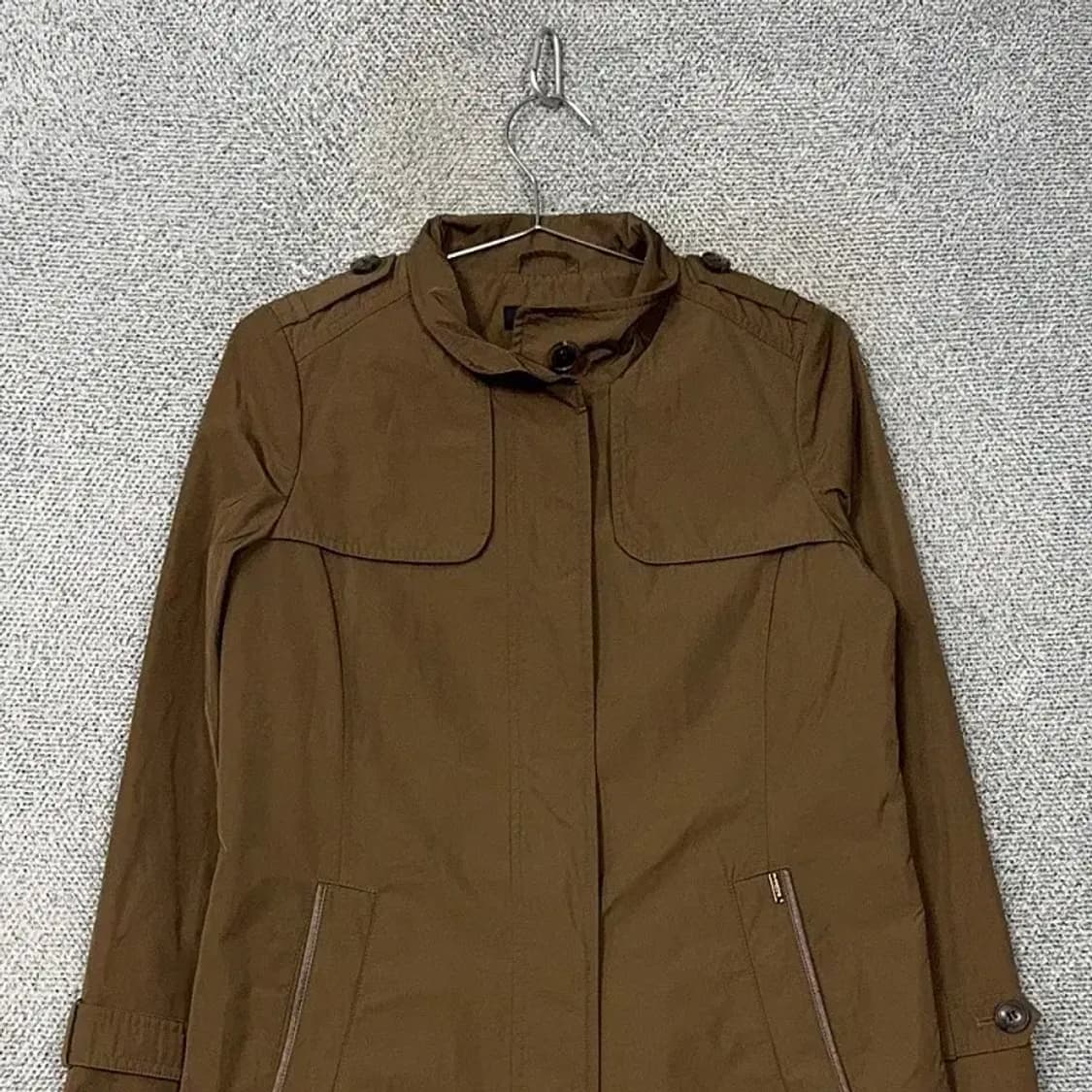 해지스 브라운 빈티지 여성 클래식 트렌치코트 85-160 상품이미지3