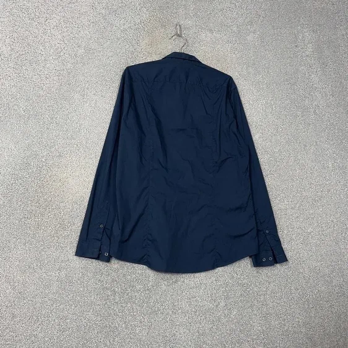 H&M 네이비 캐주얼 코튼 셔츠 L 상품이미지2