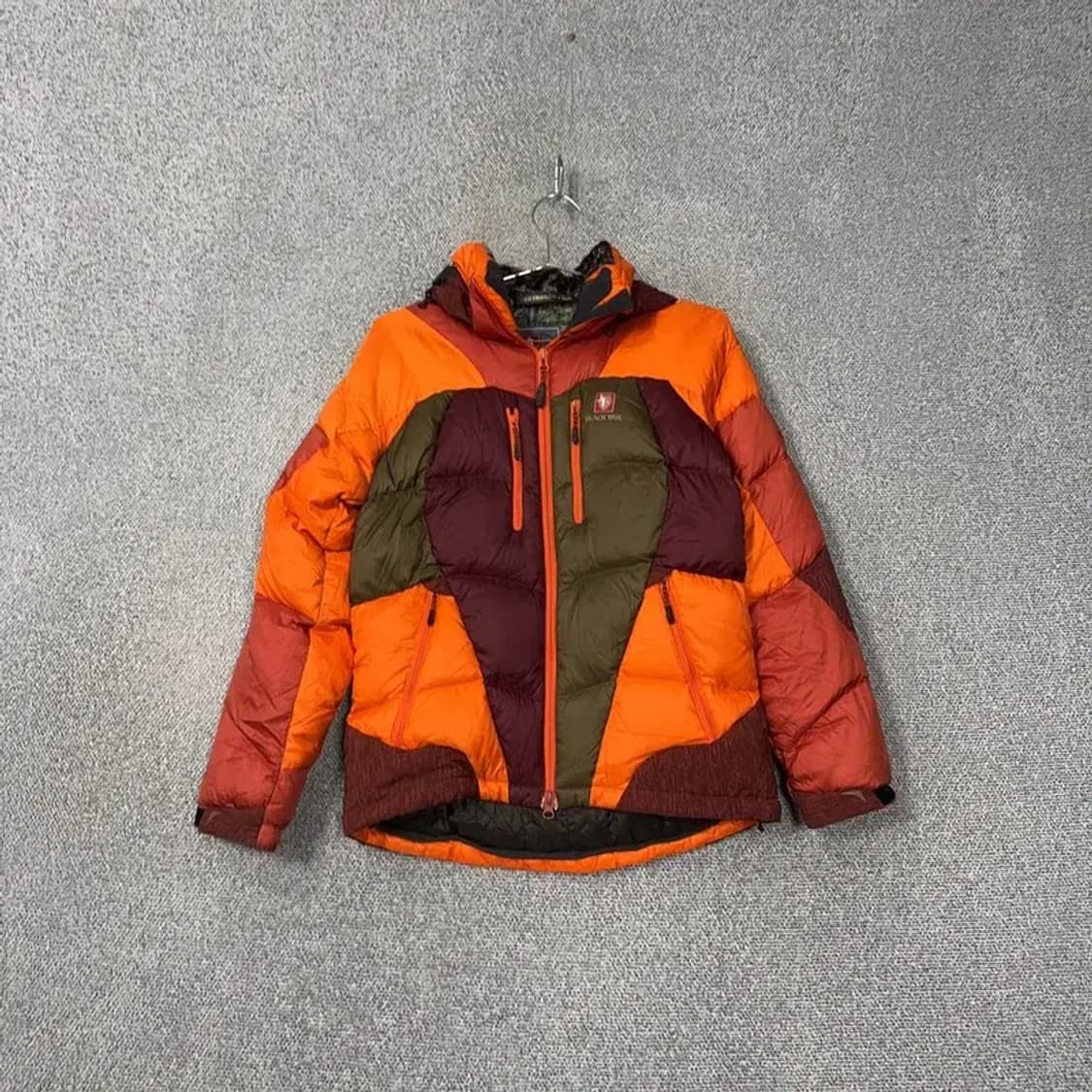 블랙야크  구스다운 오렌지 패딩 90 상품이미지1