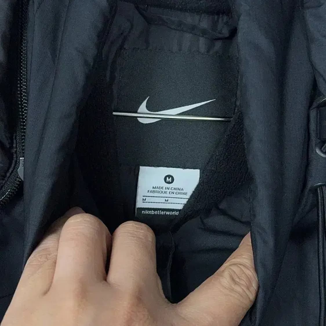 나이키 스톰핏 블랙 롱 패딩 자켓 M 상품이미지5