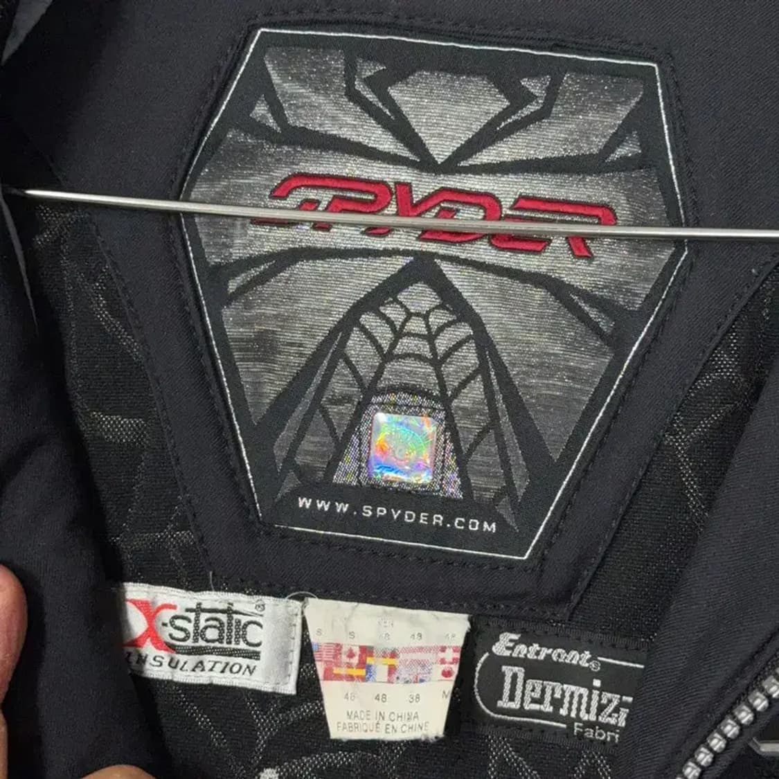 스파이더 스노우 블랙 자켓 M 상품이미지3