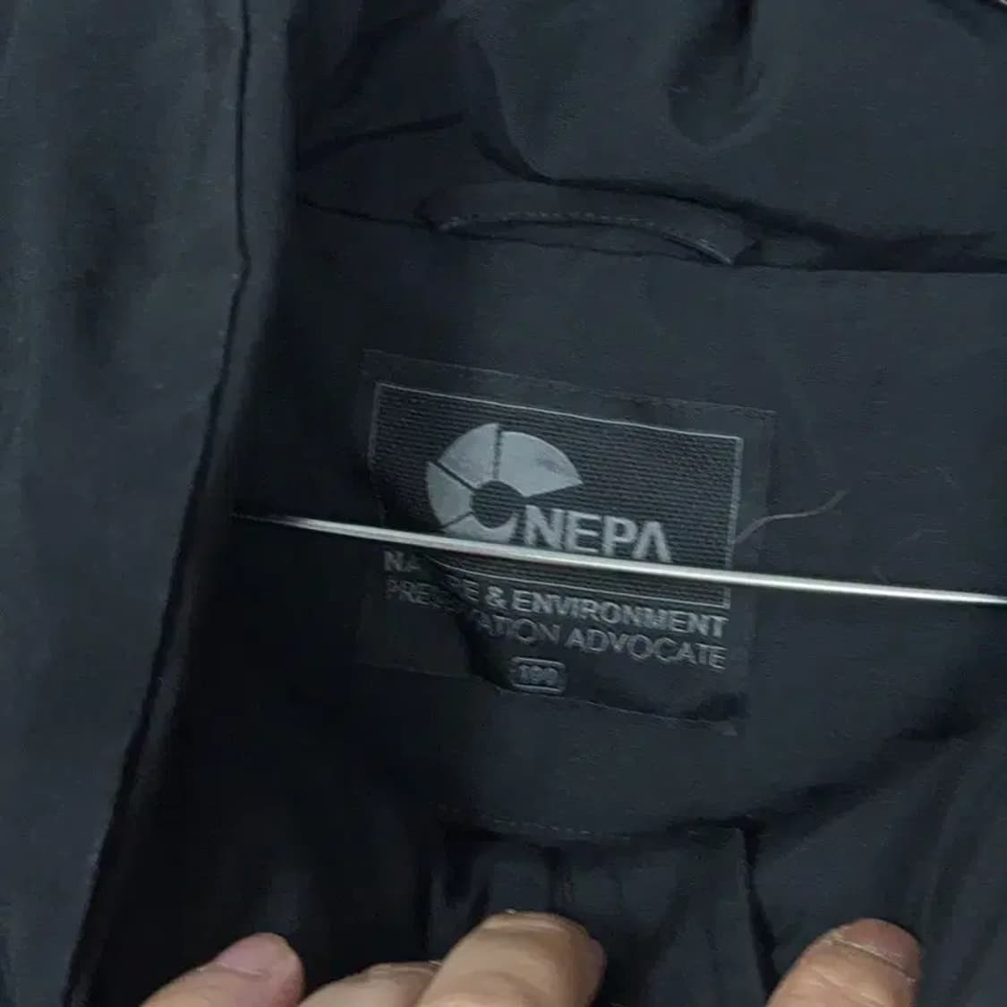 네파 라쿤 덕다운 블랙 패딩 100 상품이미지5