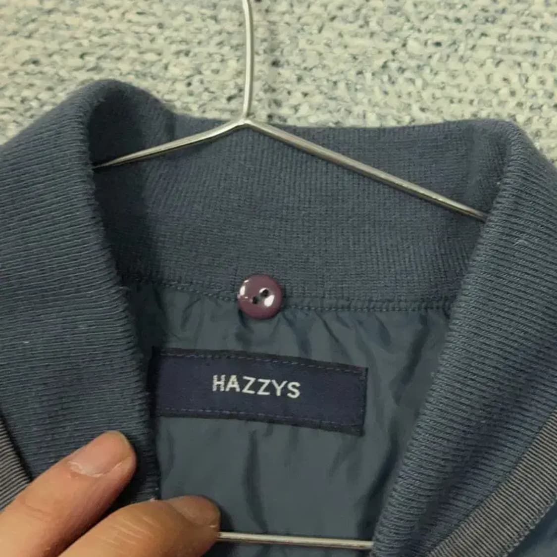 해지스 네이비 블루종 여성 캐주얼 패딩 90-165 상품이미지6