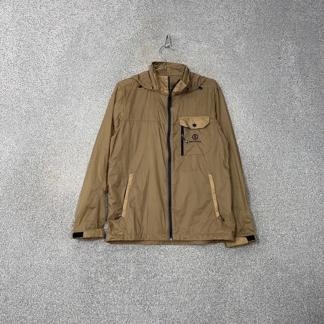 빈폴 카멜 브라운 남성 캐주얼 바람막이 윈드자켓 100 상품이미지1