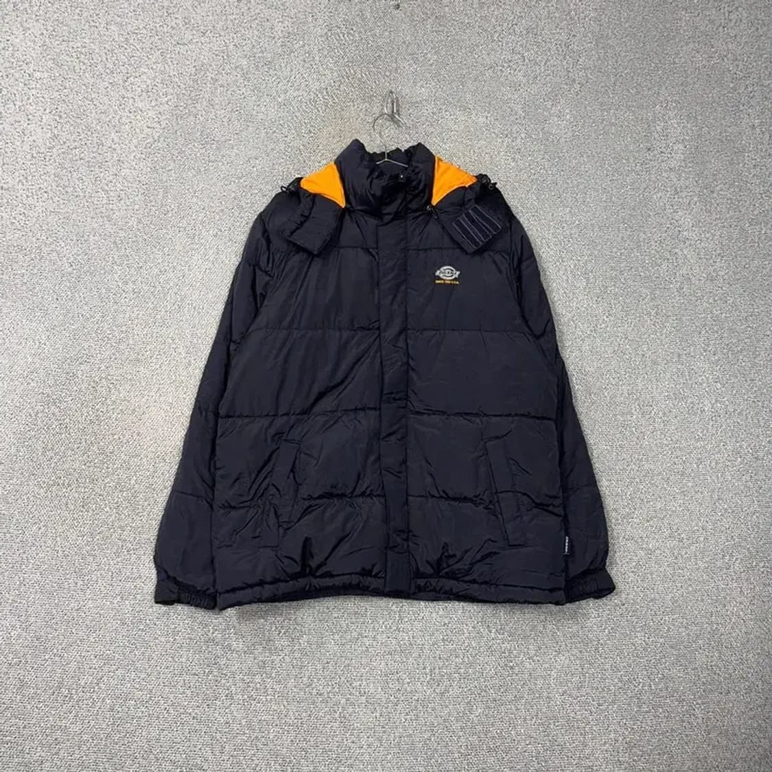 디키즈 네이비 로고 캐주얼 패딩 L 상품이미지1