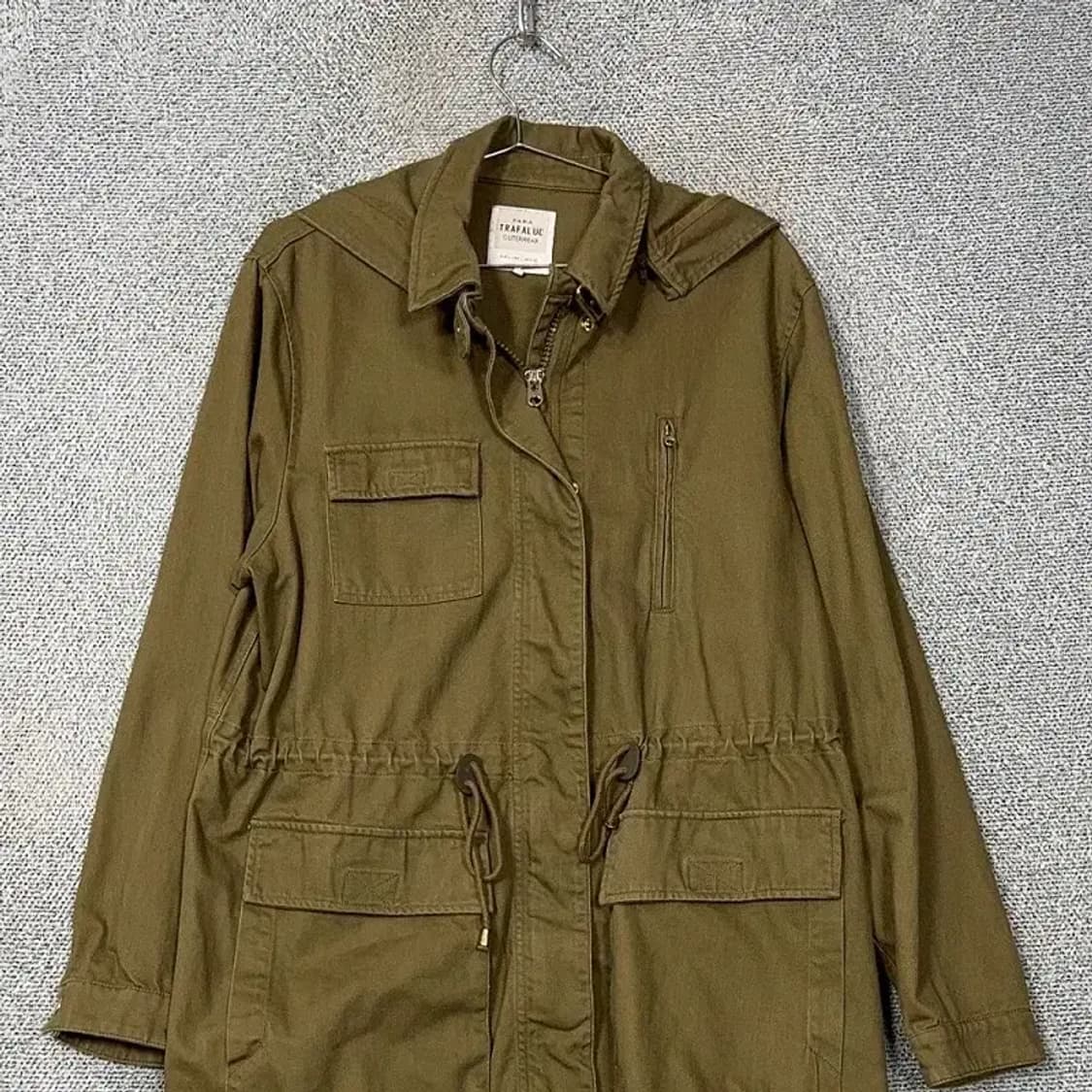 자라 피쉬테일 카키 야상 자켓 L 상품이미지3