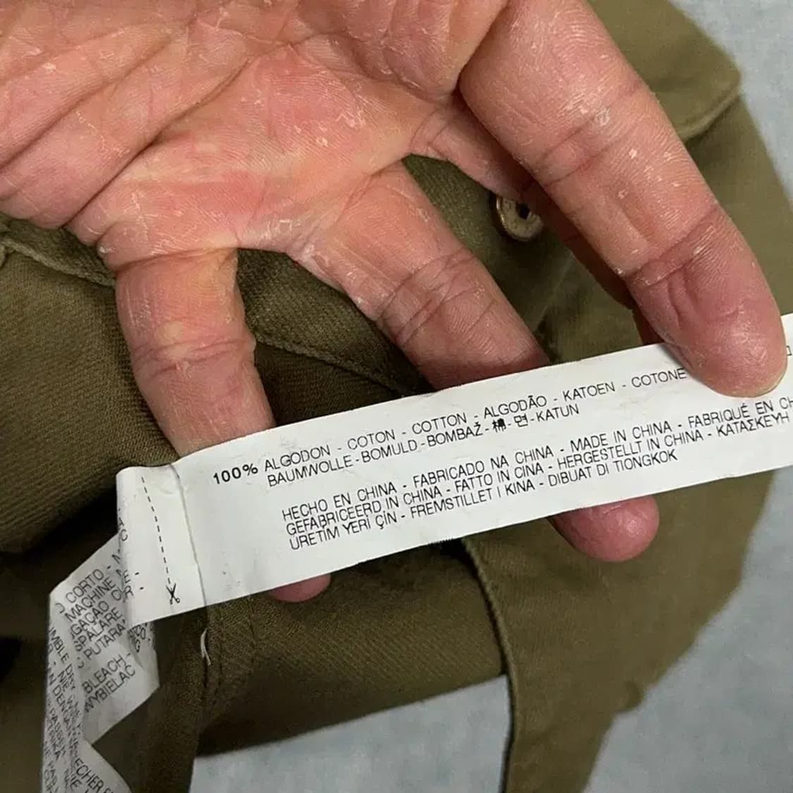 자라 피쉬테일 카키 야상 자켓 L 상품이미지6