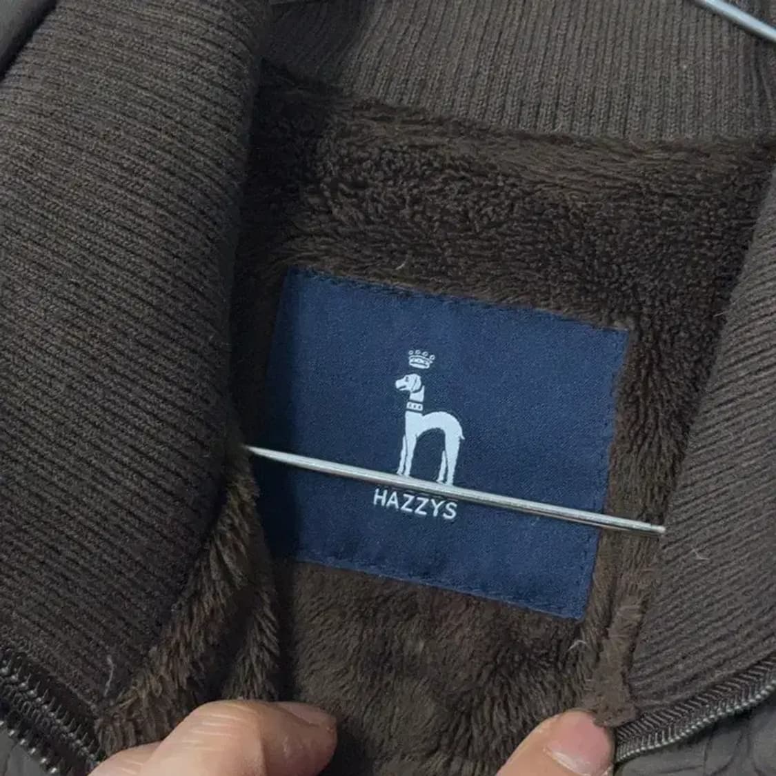 해지스 브라운 내부 퍼 패딩 점퍼 95-165 상품이미지5