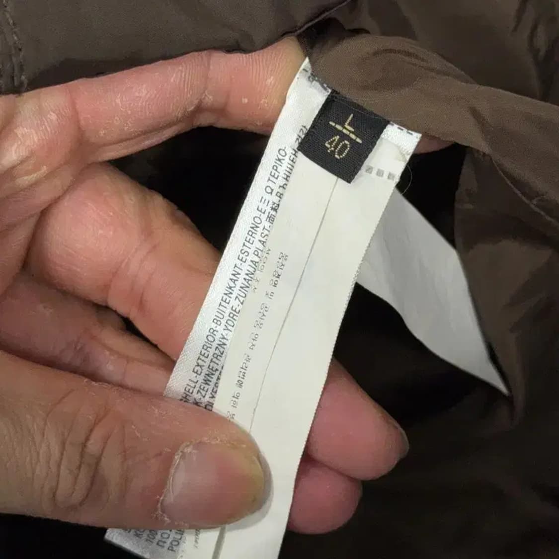 마시모두띠 브라운 벨티드 여성 버튼 파카 L 상품이미지7