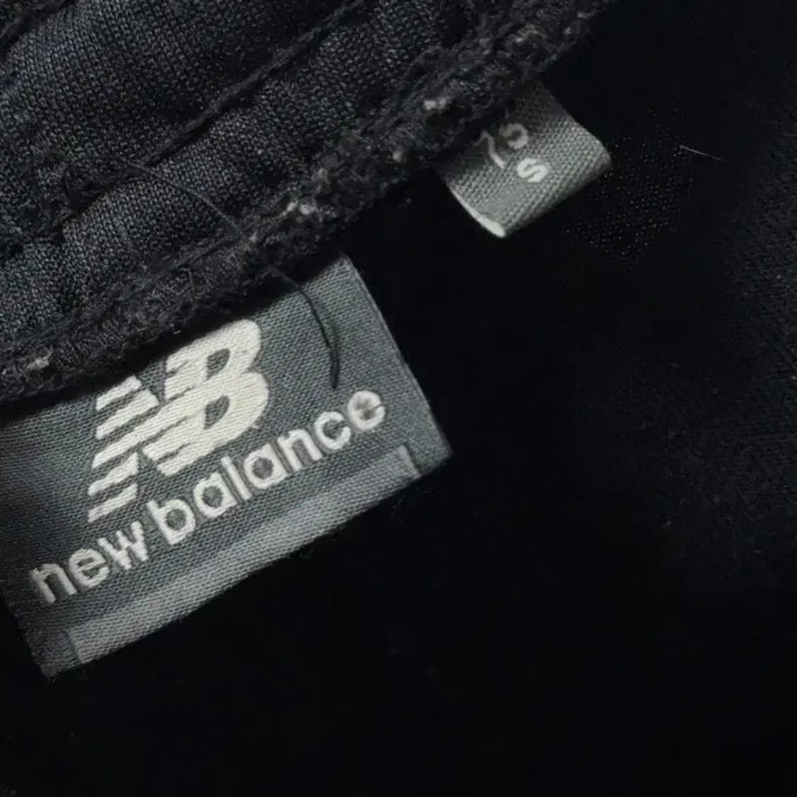 뉴발란스 블랙 로고 트랙 트레이닝 팬츠 S 상품이미지5