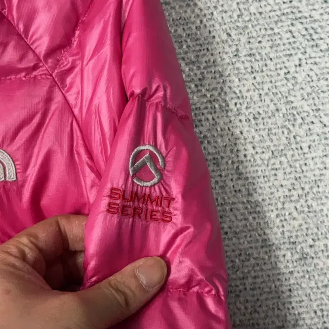 노스페이스 써밋 핑크 패딩 90 상품이미지3