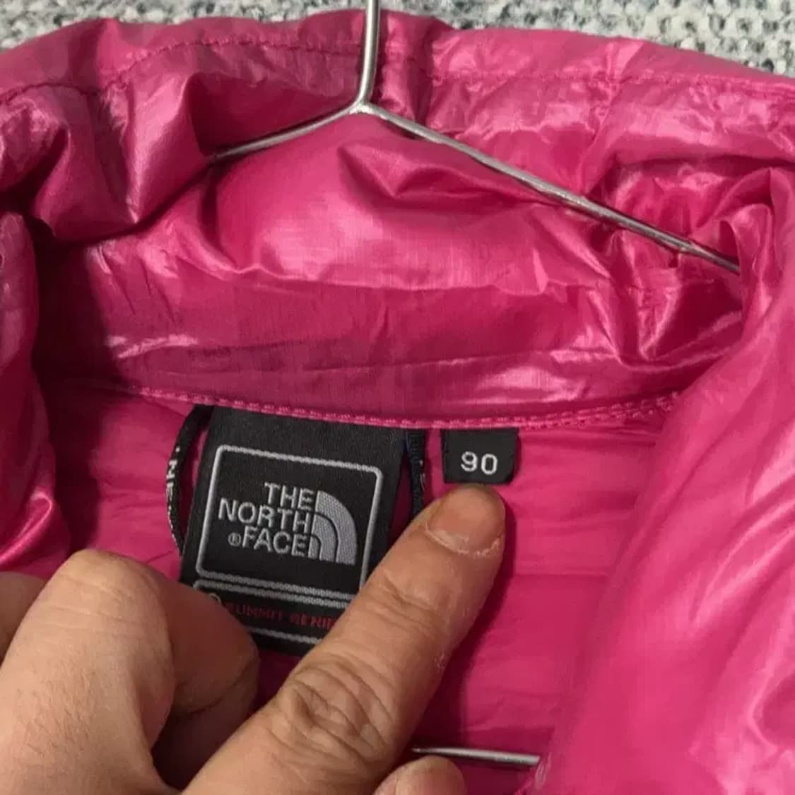 노스페이스 써밋 핑크 패딩 90 상품이미지4