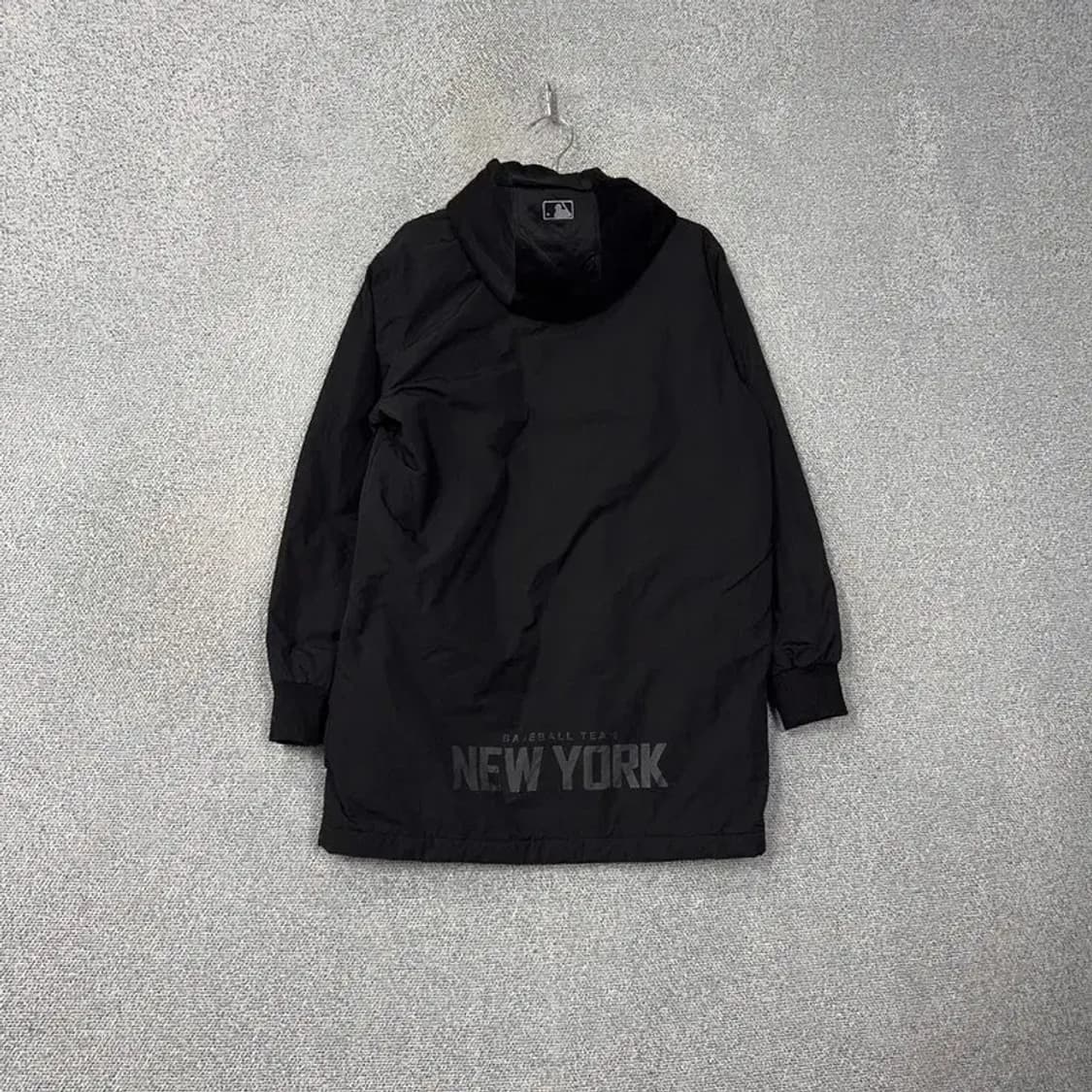 MLB 뉴욕양키즈 블랙 롱 코트 자켓 95 상품이미지2