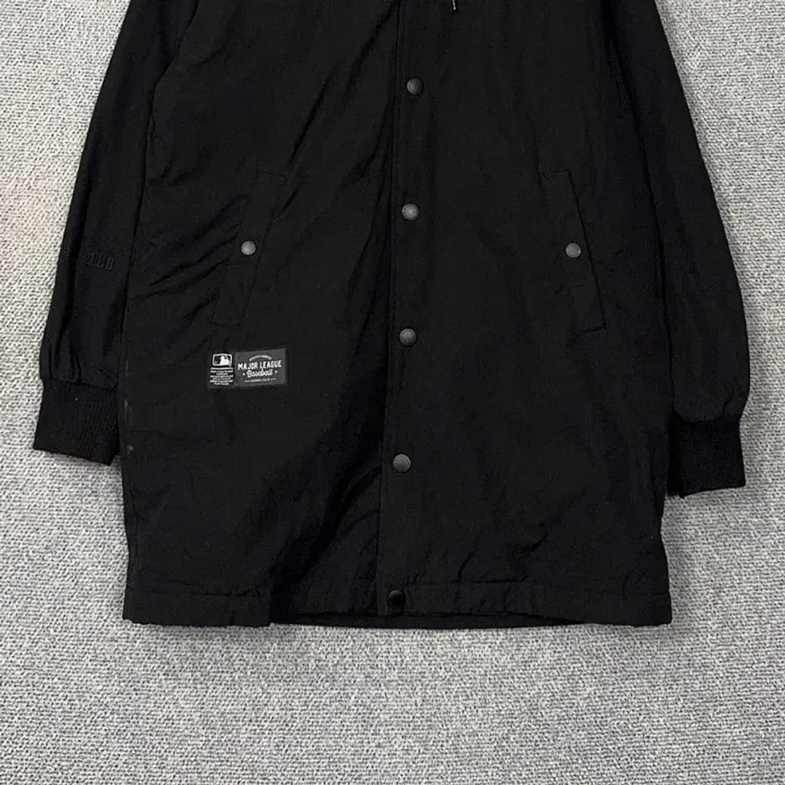 MLB 뉴욕양키즈 블랙 롱 코트 자켓 95 상품이미지4