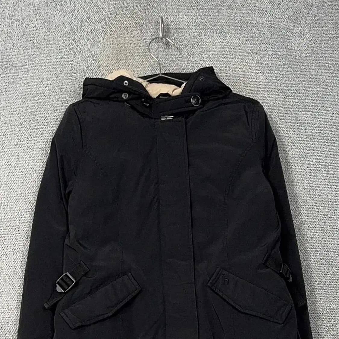 해지스 덕다운 블랙 코트 패딩 95 상품이미지3