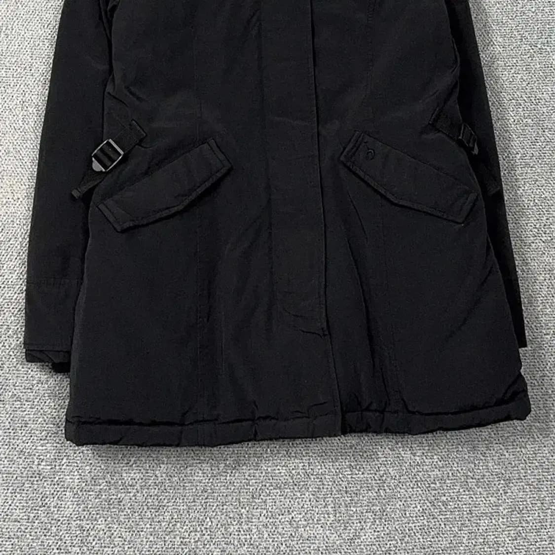 해지스 덕다운 블랙 코트 패딩 95 상품이미지4