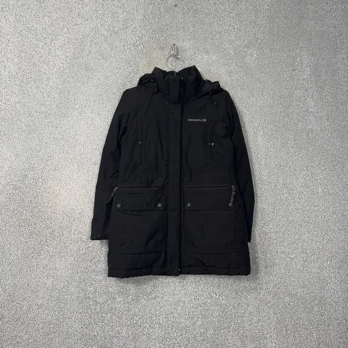 머렐 로고 덕다운 블랙 패딩 90 상품이미지1