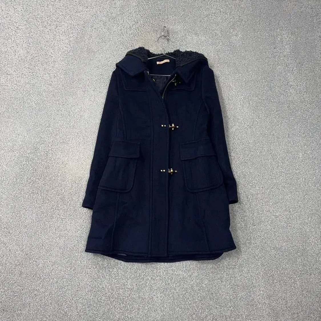 질스튜어트 코튼 네이비 코트 85-160 상품이미지1