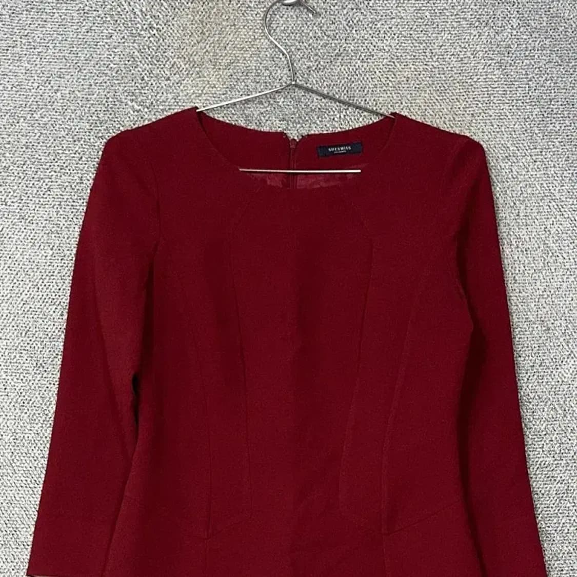 쉬스미스 여성 클래식 와인 원피스 85-91-160(55) 상품이미지3