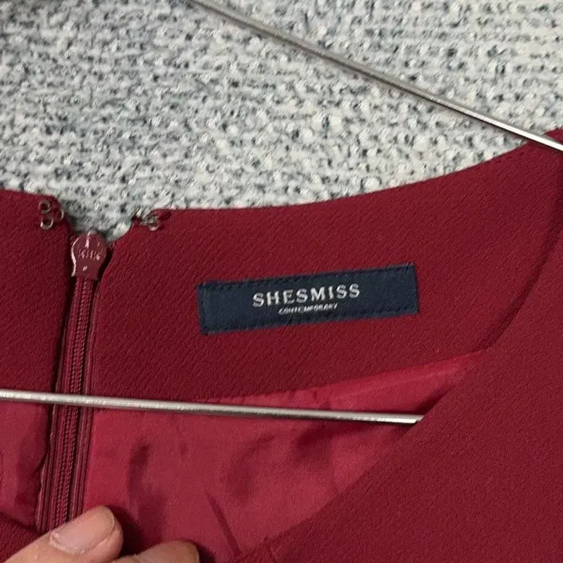 쉬스미스 여성 클래식 와인 원피스 85-91-160(55) 상품이미지5