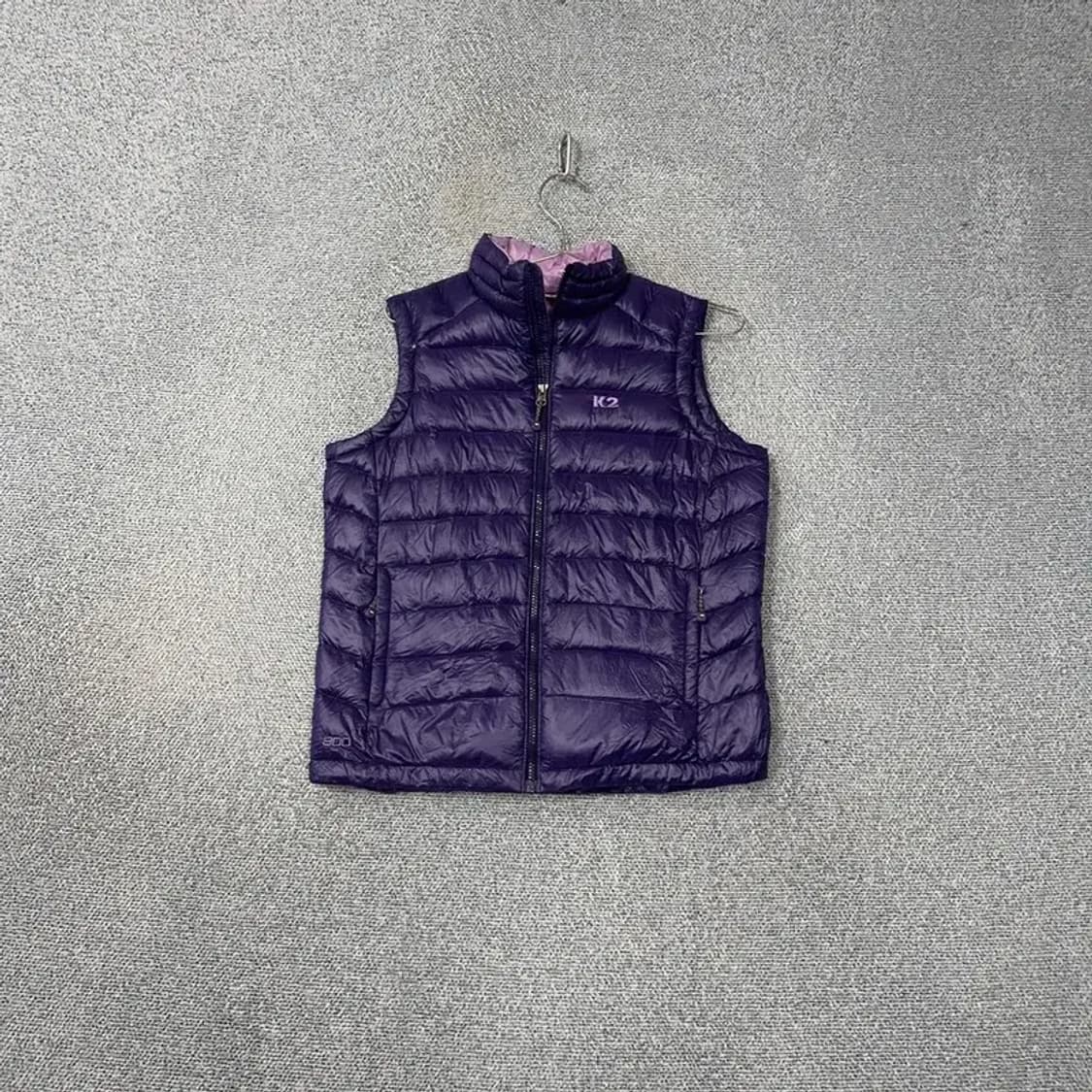 K2 퍼플 캐주얼 구스다운 거위털 경량 패딩 조끼 95 상품이미지1