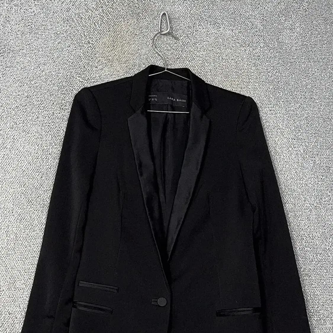 자라 블랙 여성 정장 롱 블레이저 자켓 XS 상품이미지3