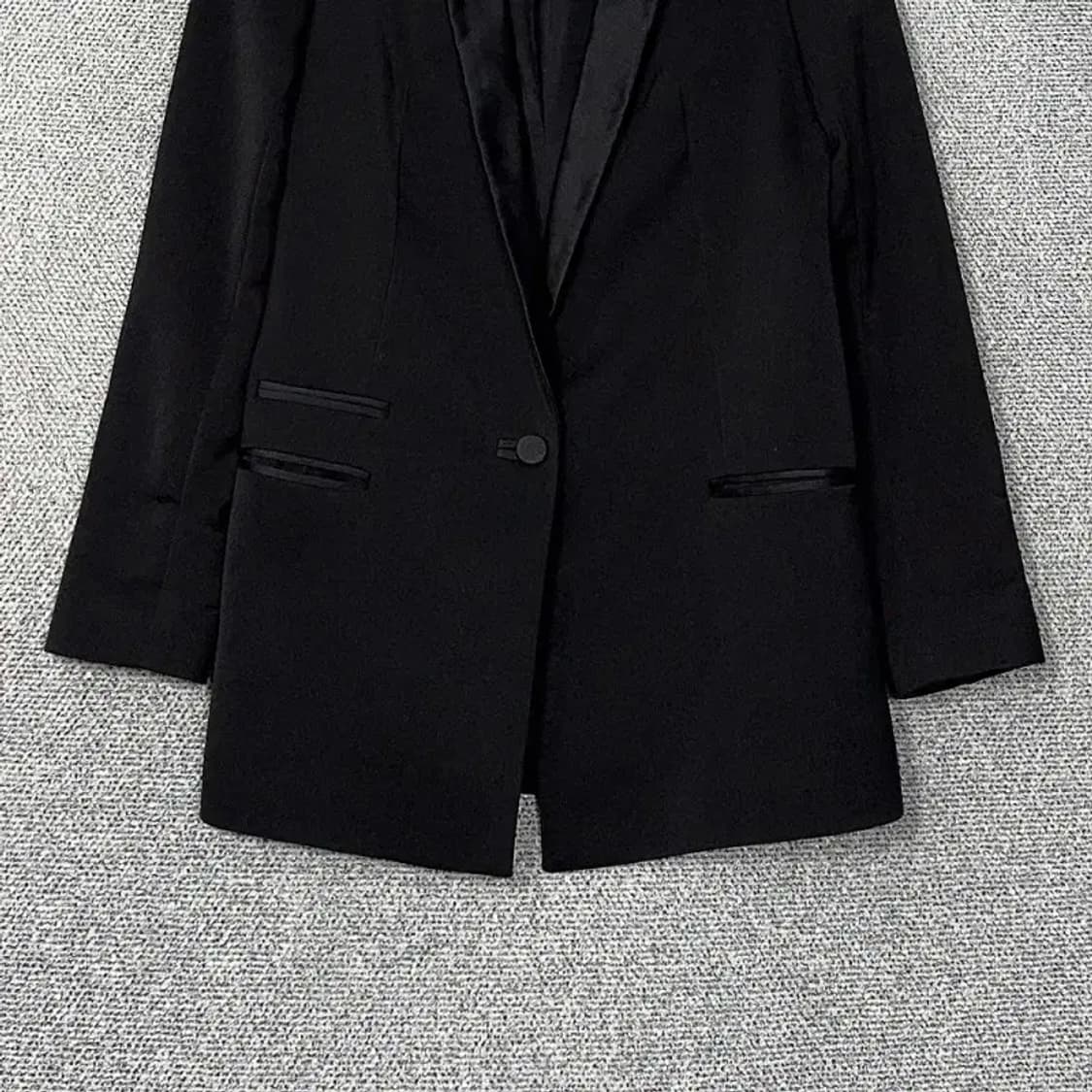 자라 블랙 여성 정장 롱 블레이저 자켓 XS 상품이미지4