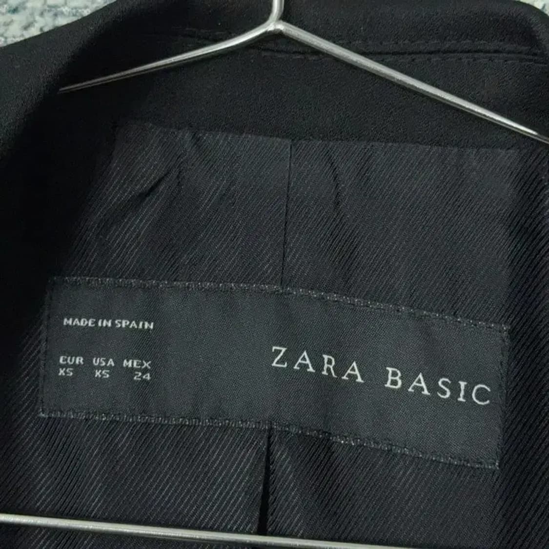 자라 블랙 여성 정장 롱 블레이저 자켓 XS 상품이미지5