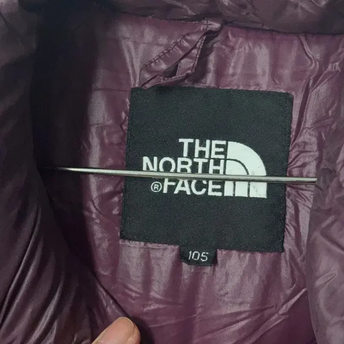 노스페이스 700 눕시 버건디 다운 패딩 105 상품이미지5