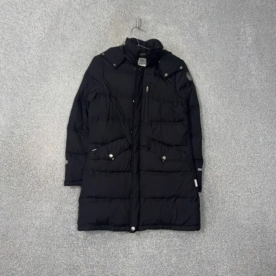 빈폴 블랙 거위털 구스다운 롱패딩 점퍼 95 상품이미지1