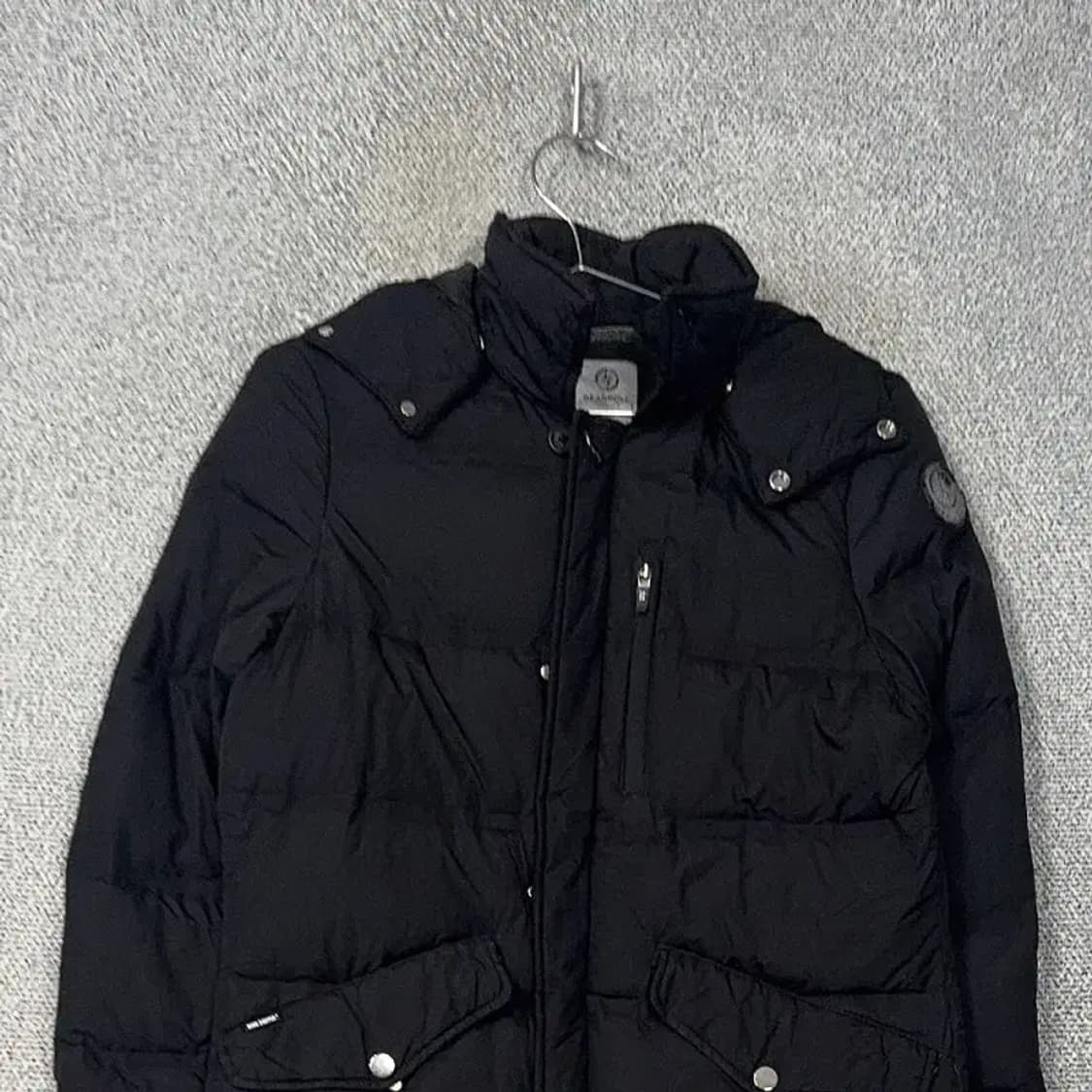 빈폴 블랙 거위털 구스다운 롱패딩 점퍼 95 상품이미지3